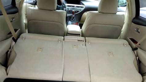 Lexus Rx350 Rear Split Foldingsliding Seat How To Youtube