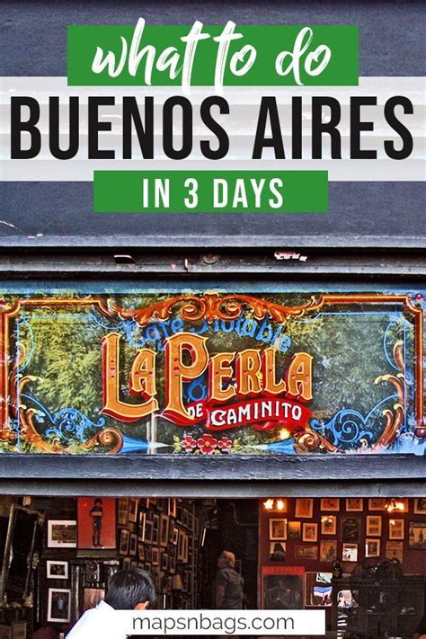 3 Days In Buenos Aires Itinerary For First Timers Maps N Bags Trip