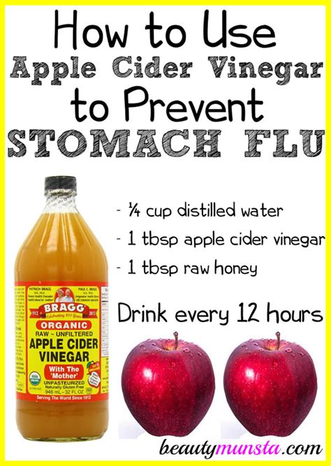 How To Use Apple Cider Vinegar To Prevent Stomach Flu Beautymunsta