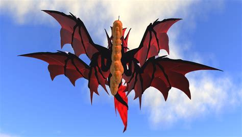 Could Something With 4 Wings Actually Fly Mythical Beast Red Dragon