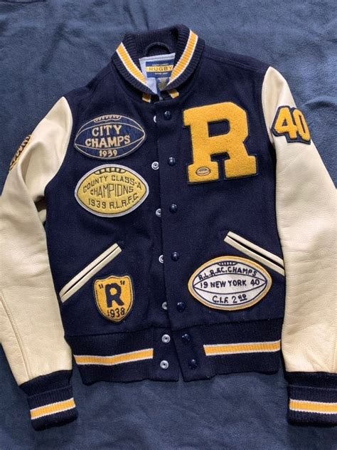 polo ralph lauren rugby varsity jacket on mercari varsity jacket outfit varsity jacket