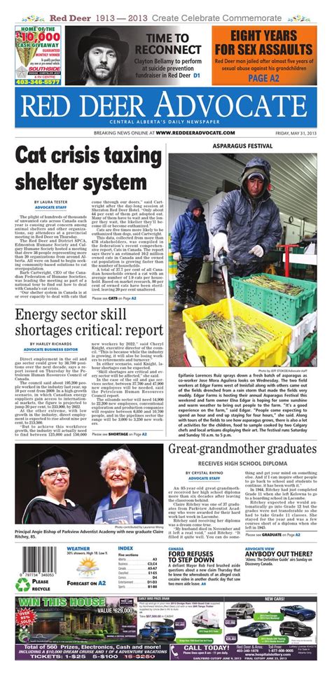 Red Deer Advocate May 31 2013 By Black Press Media Group Issuu