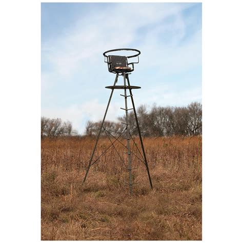 Sniper Deluxe 13 Swivel Tripod Deer Stand 663268 Tower And Tripod