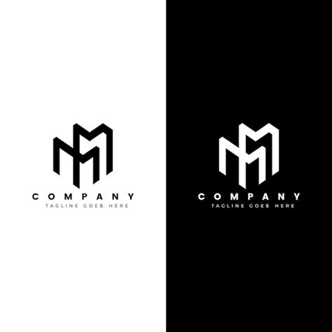 Premium Vector Letter Mm Logo Design Template