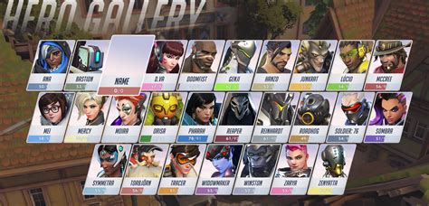 Overwatch Hero Select Screen Template Psd File In Comments R
