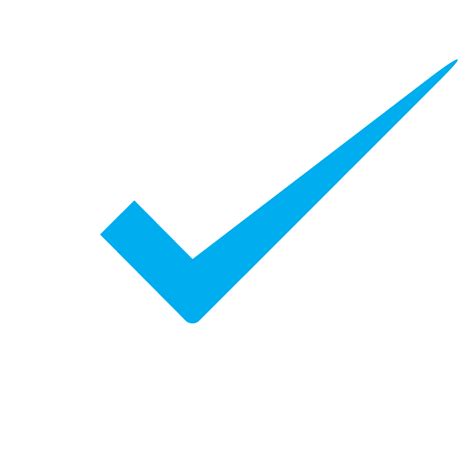 Blue Tick Emoji