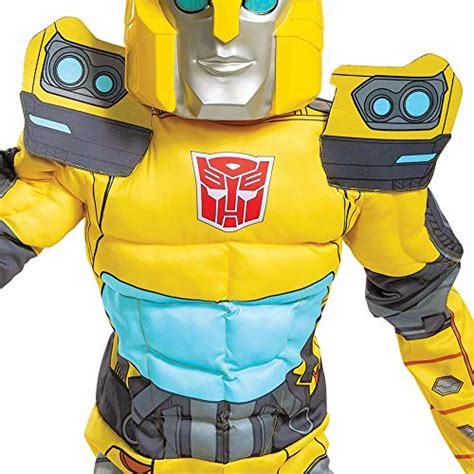 Bumblebee Costume Muscle Transformer Costumes For Boys Padded