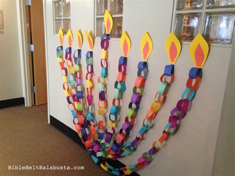 Paper Chain Menorah For My Future Little Ones