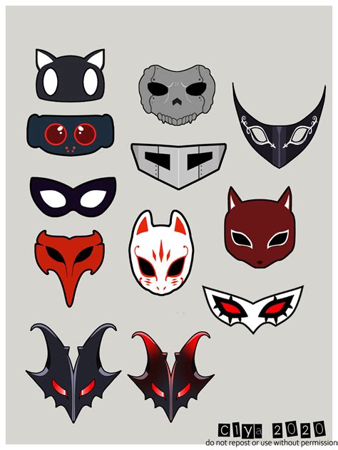 All The Masks Rpersona5
