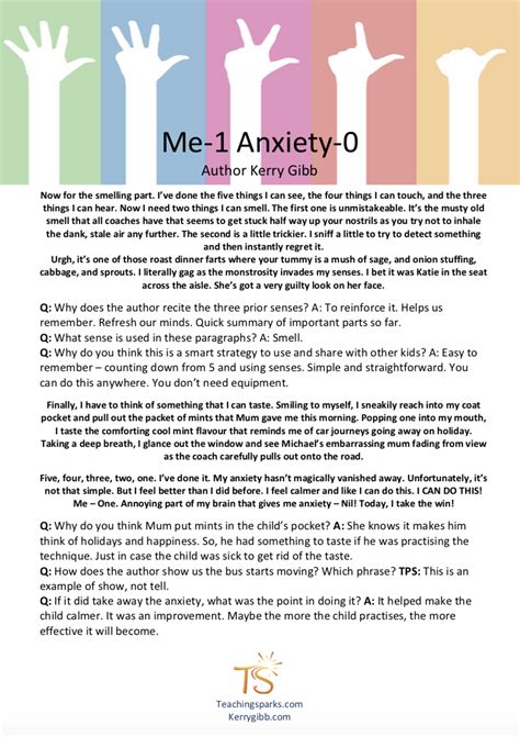 Anxiety Story Wellbeing And Mental Health Ks2 Year 4 Year 5