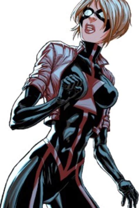 Jessica Drew Ultimate Black Widow Spiderman Dibujos Animados