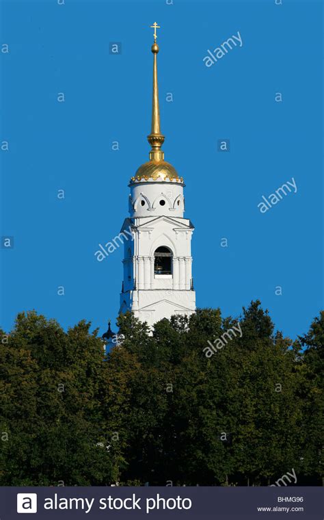 Belfry Of The Dormition Cathedral Assumption Cathedral In Vladimir