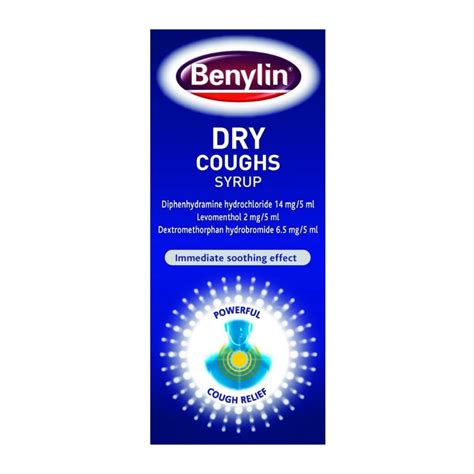 Benylin Dry Cough Syrup 125ml Inish Pharmacy Ireland