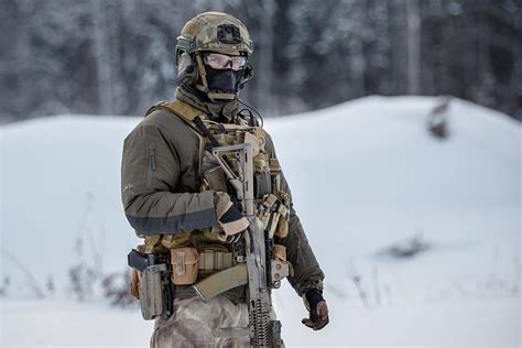 Os A Russian Special Forces Operator During The Day Of The Special