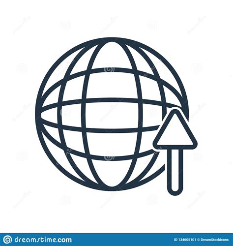 Worldwide Icon Vector Isolated On White Background Worldwide Sign
