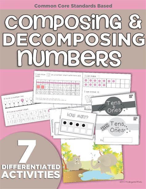 Composing And Decomposing Numbers A Guided Math Lesson Plan Flow