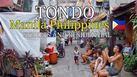 Tondo Manila Philippines Streets Residential Lifestyles Footages Walking [ Part 113 ] Youtube