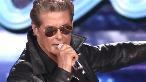 See David Hasselhoff Perform An Epic Medley Of 80s Hits On American