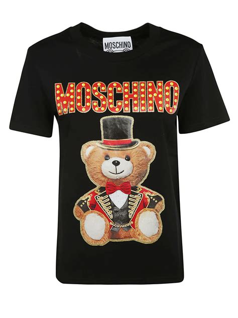 Moschino Moschino Logo Teddy Bear T Shirt Black 10818441 Italist