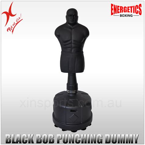 Black Bob Human Xl Boxing Punching Bag Adjustable Height Free