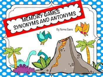 Memory Games Synonyms and Antonyms | Synonyms and antonyms, Antonyms ...