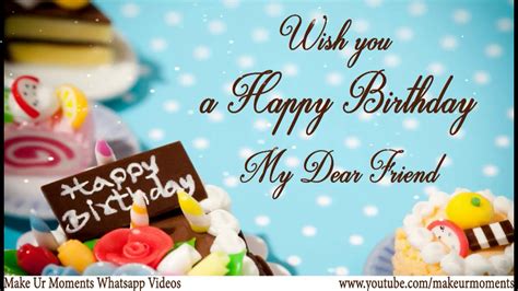 Throwing a birthday party on your behalf is the least i could do for you this day, dear friend. Whats App Status Wishes - Happy Birthday Wishes to Best ...