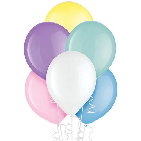 15ct 12in Assorted Pastel Pearl Balloons Party City