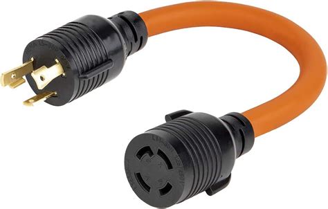 Cable Adaptador Nema L5 30p A L14 30r 30 Amp L5 30 Macho Generador A