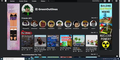 Roblox Changed The Recently Played Section On The Home Page To My