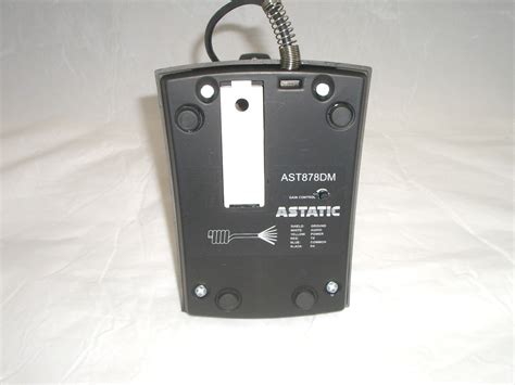 Astatic Ast Dm Cb Radio Power Amplified Desk Microphone Pin For Cobra Uniden Ebay