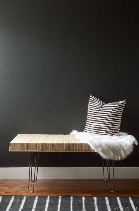 Diy Stacked Plywood Bench Home Diy Diy Home Decor Diy Decor