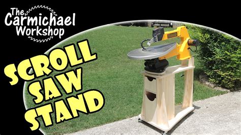 How to make a scroll saw 1: DIY Scroll Saw Stand for the DeWalt DW788 (Woodworking Shop Project) - YouTube