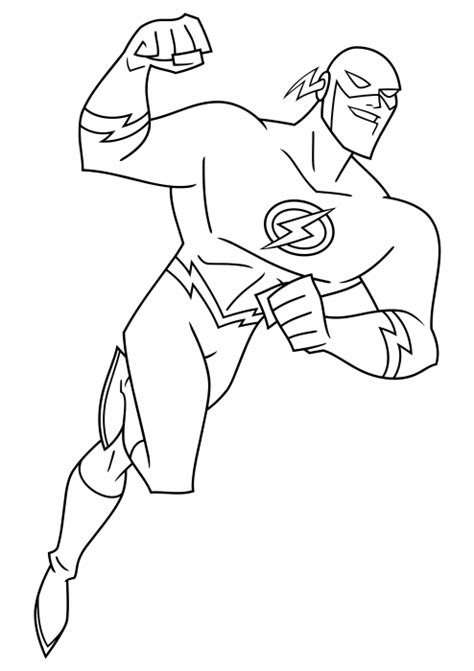 The Flash Coloring Sheet