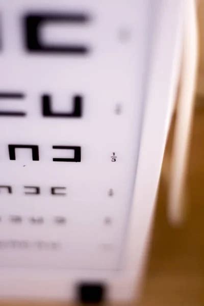 Optician Eye Test Chart Stock Image Everypixel