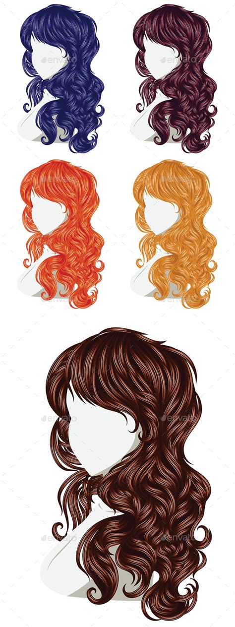 Curly Hair Style By Annartshock Graphicriver