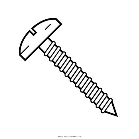 Dibujo De Tornillo Para Colorear Ultra Coloring Pages