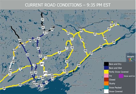 Ontario Road Conditions Map Verjaardag Vrouw 2020
