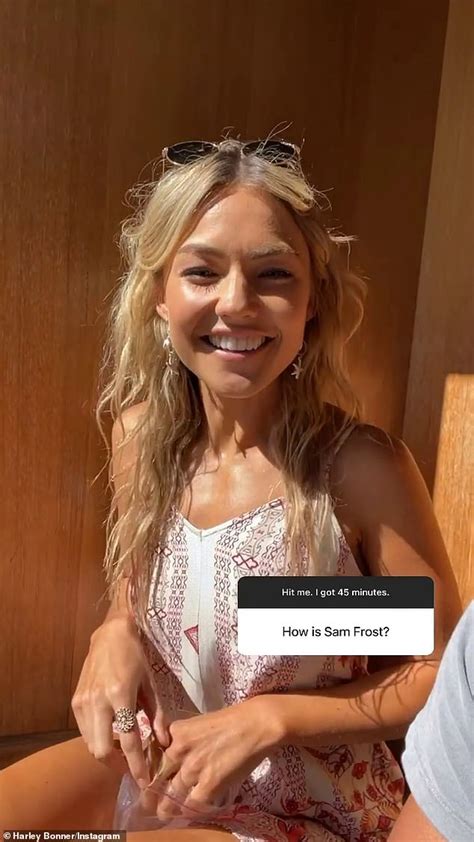 sam frost resurfaces on social media and insists she s really happy after the