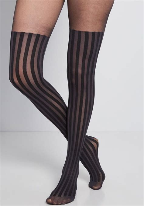 Steampunk Costume Essentials For Women Striped Tights Tights