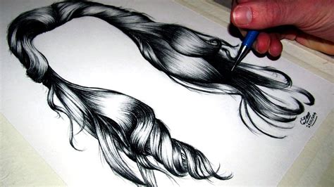 It's easy to see all of the details and textures within hair and assume that it must be. How to draw Realistic Hair - YouTube
