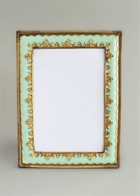 Florentine Mint Frame Frame Enamel Picture Frame Collage Frames
