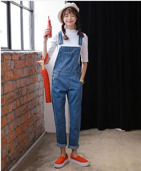 Buy Jeans Jumpsuit Mori Girl Korean Style Denim