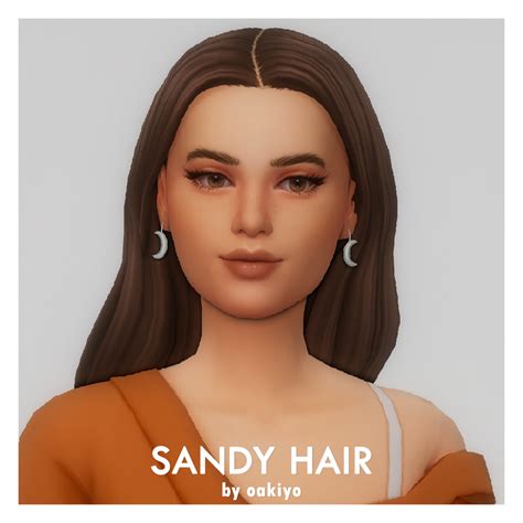 Oakiyo Sandy Hair The Sims 4 Create A Sim Curseforge