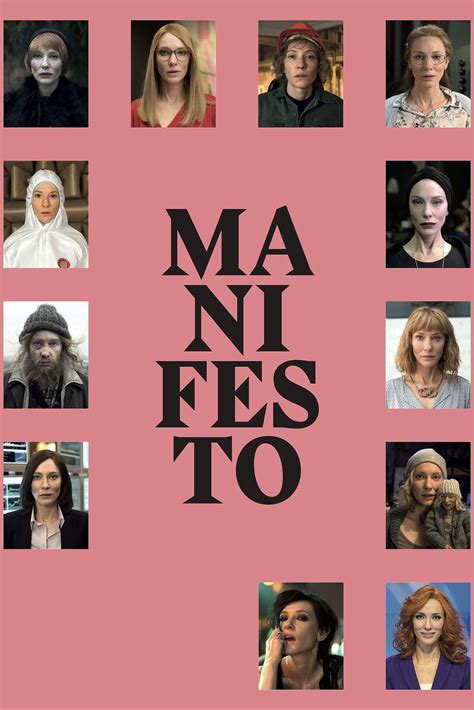 By 2018, however, marvel had ditched the neocon agitprop and gone full paleo. Manifesto Movie Poster - ID: 164228 - Image Abyss