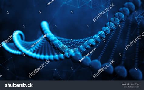 Dna Biotechnology Medical Research Double Helix Stock Illustration