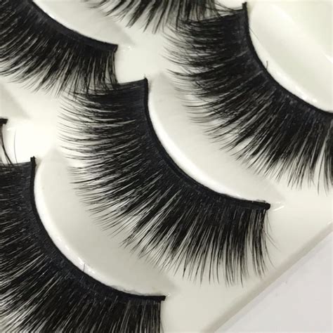 Buy Hbzgtlad 1 Box Mink Eyelashes Natural Long 3d False Eyelashes 3d Mink