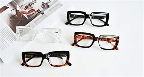eyekepper 4 pack ladies reading glasses stylish oversized square readers for women health