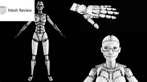 Robot Girl 3d Model By Zelad