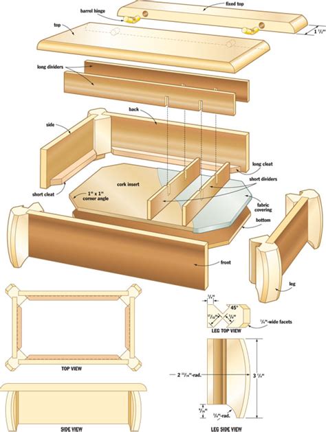 Wood Work Jewelry Box Plans Easy To Follow How To Build A Diy
