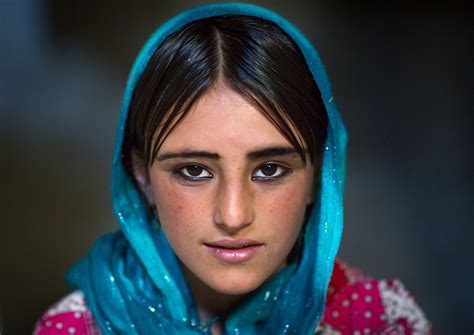 Afghan Teenage Girl With Nice Eyes Badakhshan Province Khandood
